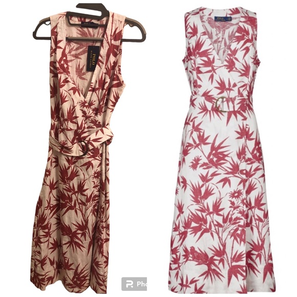 NWT Polo Ralph Lauren Floral Linen Dress size 2 - Picture 11 of 11